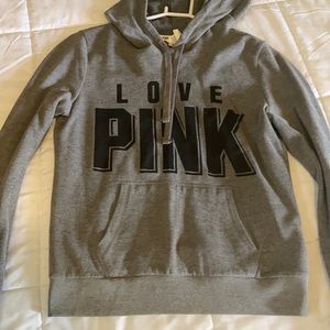 Gray pink sweaterOnlyused few times good condition